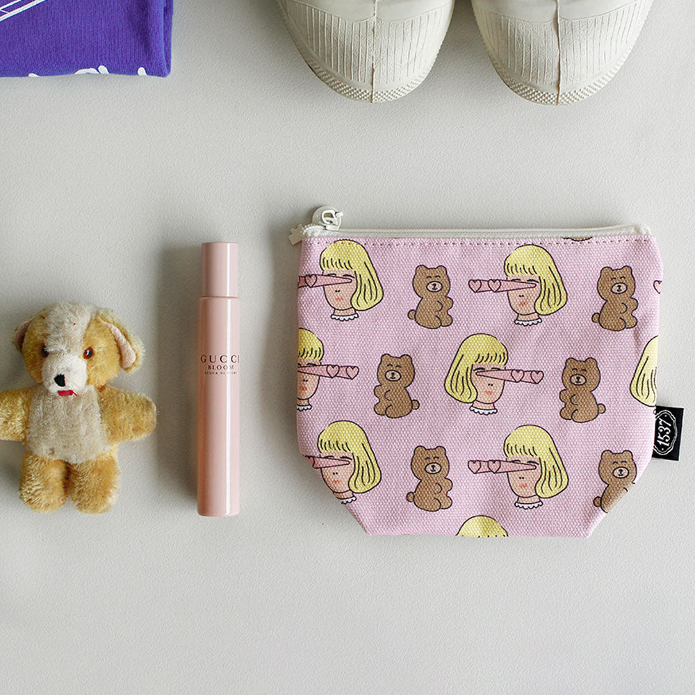ポーチ おしゃれ かわいい 化粧ポーチ 化粧 コスメ 小物入れ サニタリー ブランド コンパクト 財布 スマホ マチあり ギフト 小さい ミニポーチ コインケース 旅行 トラベル プレゼント 韓国 1537