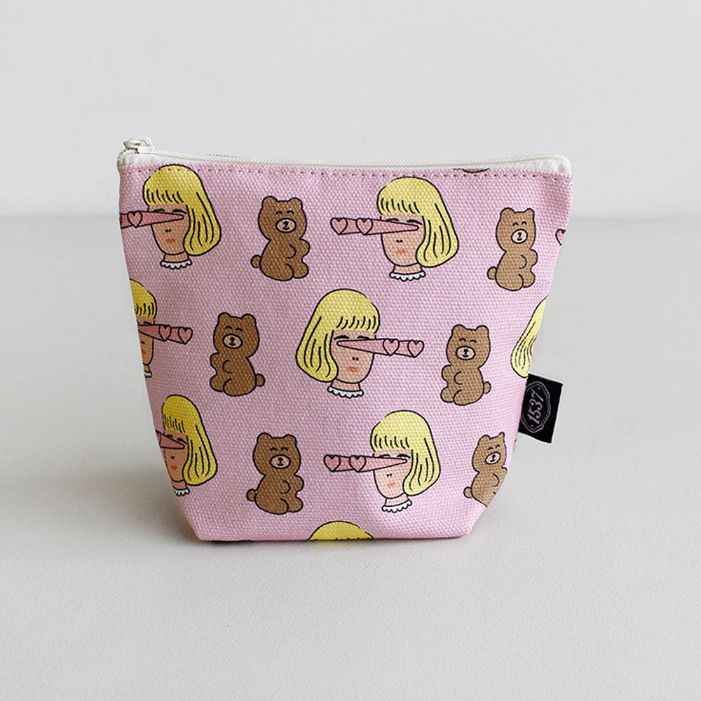 ポーチ おしゃれ かわいい 化粧ポーチ 化粧 コスメ 小物入れ サニタリー ブランド コンパクト 財布 スマホ マチあり ギフト 小さい ミニポーチ コインケース 旅行 トラベル プレゼント 韓国 1537