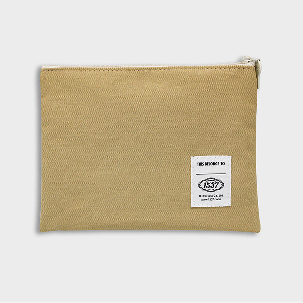 レディース ポーチ かわいい おしゃれ 刺繍 メーク メイク コスメポーチ コットン イラスト 財布 ウォレット ケース 韓国 1537 La vie est belle pouch