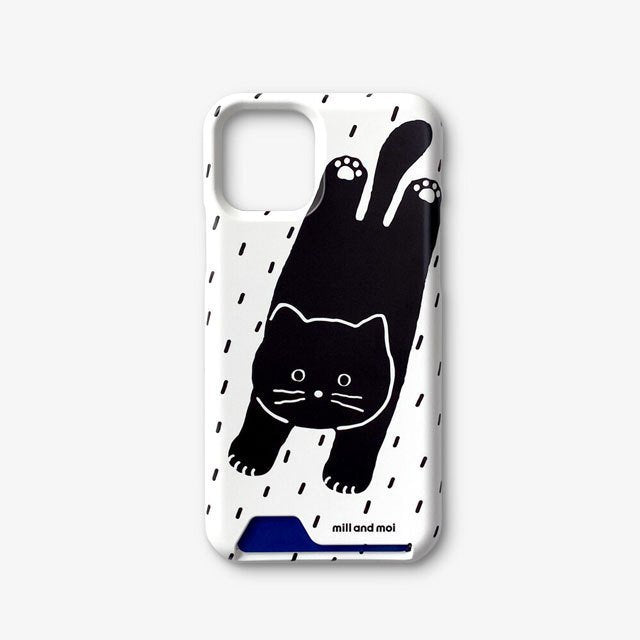 cat card iphone case iphoneケース カード 収納 icカード 磁気 背面 挟む 落ちない iphone 12 12pro 13 猫 ネコ かわいい 韓国 スマホケース スマホ