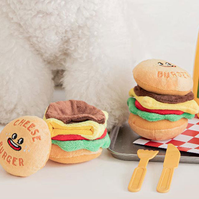 犬 おもちゃ かわいい ハンバーガー ペットグッズ ペット 可愛い 音 噛む 好き トイ パピー 子犬 韓国