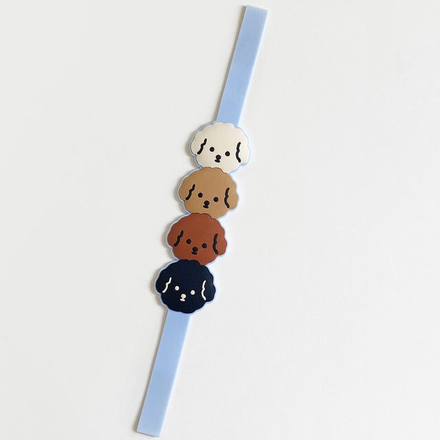 cookie poodle シリコンストラップ スマホ グリップ シリコン リング 落下防止 おしゃれ かわいい インスタ 犬 プードル 韓国 グッズ