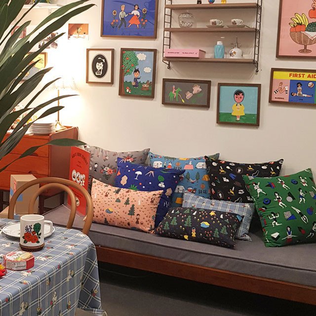 cushion cover クッションカバー 長方形 50×30cm おしゃれ 30×50 50×30 30cm×50cm 50cm×30cm 30 50 北欧 韓国 かわいい クッション