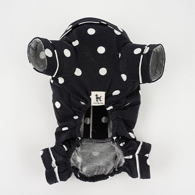 caniche ドット水玉パジャマ 犬 用 服 洋服 犬の服 パジャマ つなぎ ロンパース かわいい おしゃれ オシャレ オールインワン 小型犬 韓国