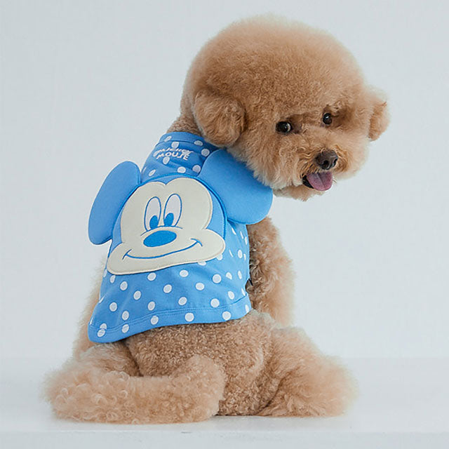 犬 服 かわいい 洋服 犬の服 ディズニー ミッキー 韓国 タンクトップ おしゃれ 水玉 ドット トップス タンク ノースリーブ 犬服 ペット Disney