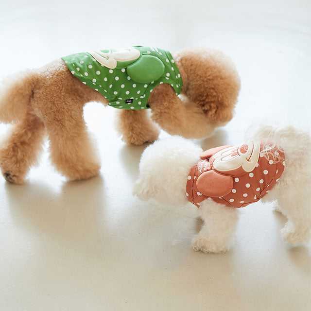 犬 服 かわいい 洋服 犬の服 ディズニー ミッキー 韓国 タンクトップ おしゃれ 水玉 ドット トップス タンク ノースリーブ 犬服 ペット Disney