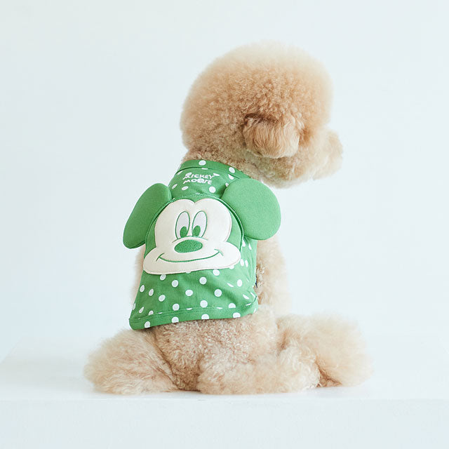 犬 服 かわいい 洋服 犬の服 ディズニー ミッキー 韓国 タンクトップ おしゃれ 水玉 ドット トップス タンク ノースリーブ 犬服 ペット Disney