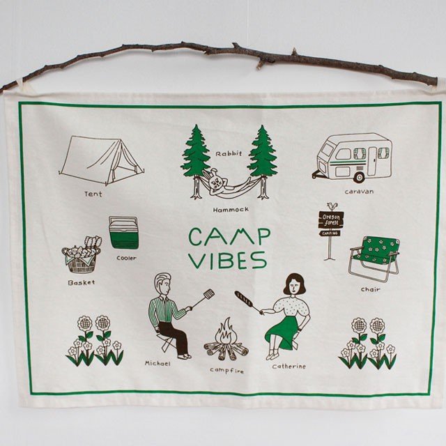 fabric poster ポスター 布 おしゃれ イラスト 北欧 かわいい インテリア デザイン 韓国 ファブリック ファブリックポスター アート 植物 自然 花 レトロ