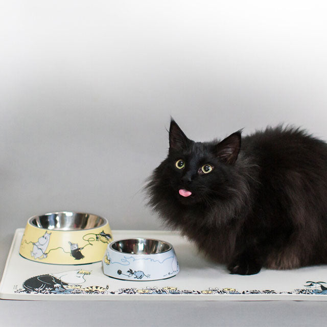 ムーミン MOOMIN 北欧 ペット用品 ペットグッズ ペット 餌入れ えさ エサ 器 フードボウル イエロー グリーン 犬 猫 小型犬 中型犬 大型犬 ペット用 食器 器 moomin