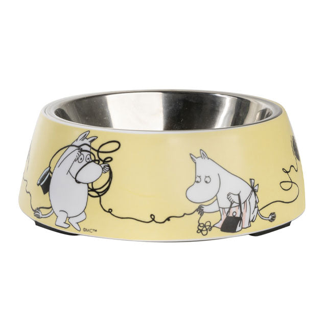 ムーミン MOOMIN 北欧 ペット用品 ペットグッズ ペット 餌入れ えさ エサ 器 フードボウル イエロー グリーン 犬 猫 小型犬 中型犬 大型犬 ペット用 食器 器 moomin