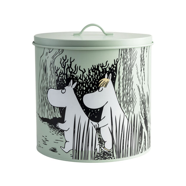 ムーミン MOOMIN 北欧 ペット用品 ペットグッズ ペット 餌入れ えさ エサ 器 フードジャー 2個セット イエロー グリーン 犬 小型犬 中型犬 大型犬 フードボウル ペット用食器 moomin