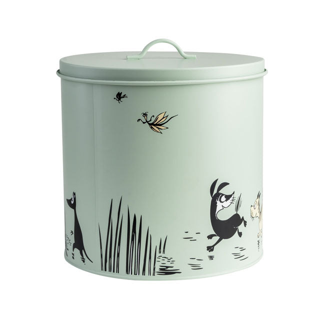 ムーミン MOOMIN 北欧 ペット用品 ペットグッズ ペット 餌入れ えさ エサ 器 フードジャー 2個セット イエロー グリーン 犬 小型犬 中型犬 大型犬 フードボウル ペット用食器 moomin