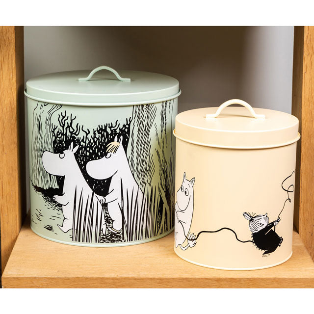 ムーミン MOOMIN 北欧 ペット用品 ペットグッズ ペット 餌入れ えさ エサ 器 フードジャー 2個セット イエロー グリーン 犬 小型犬 中型犬 大型犬 フードボウル ペット用食器 moomin