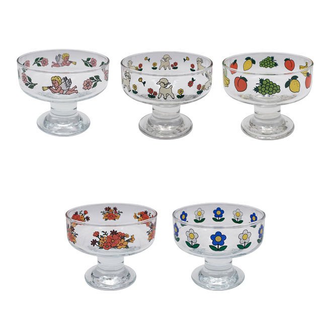 glass bowl ガラス 器 皿 デザート アイス アイスクリーム プリン ボウル ガラスボウル おしゃれ 北欧 レトロ 韓国 かわいい