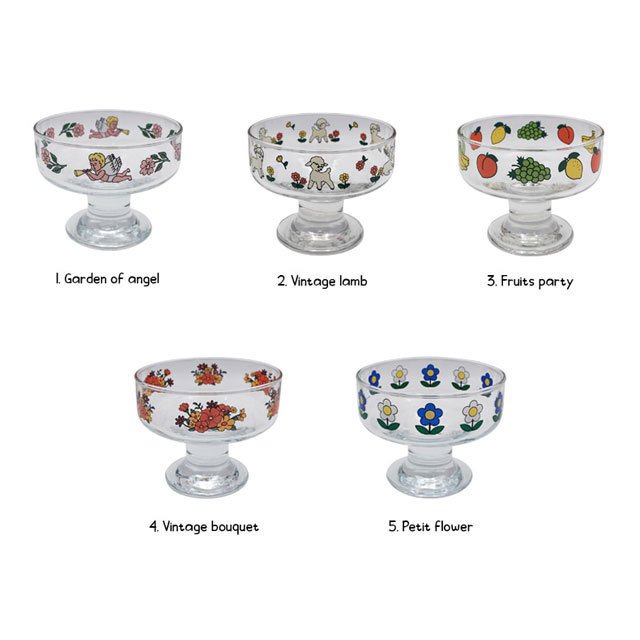 glass bowl ガラス 器 皿 デザート アイス アイスクリーム プリン ボウル ガラスボウル おしゃれ 北欧 レトロ 韓国 かわいい