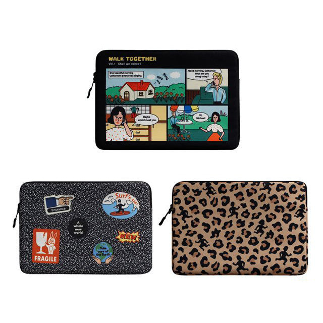 laptop pouch2 パソコンケース タブレットケース 11インチ 13インチ 15インチ macbook mac パソコン カバー かわいい 韓国 おすすめ おしゃれ 可愛い