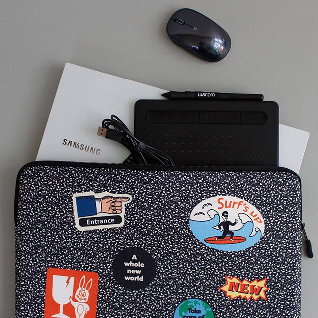 laptop pouch2 パソコンケース タブレットケース 11インチ 13インチ 15インチ macbook mac パソコン カバー かわいい 韓国 おすすめ おしゃれ 可愛い