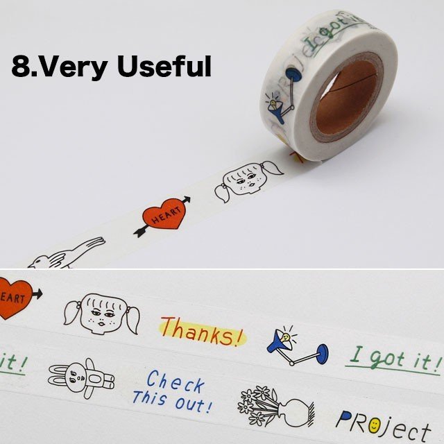 masking tape マスキングテープ マスキングシール 海外 おしゃれ 手帳 北欧 花 15mm 幅 1.5cm 白 収納 壁 シール ステッカー デザイン クリスマス