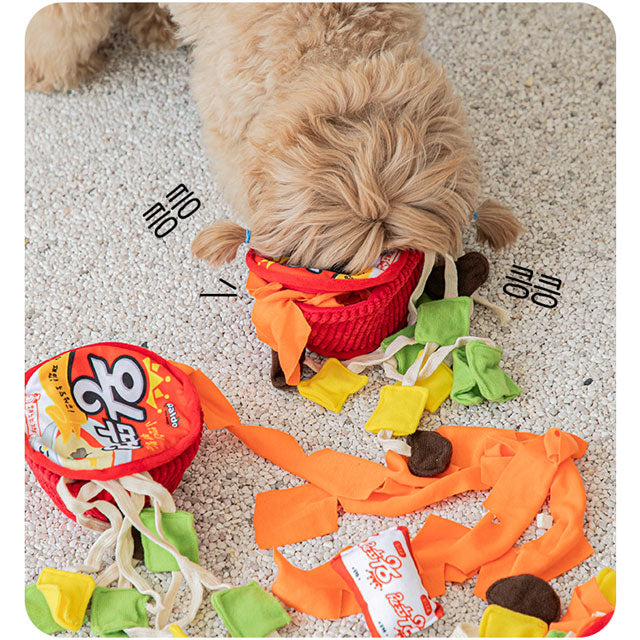 犬 おもちゃ かわいい おもしろ ロープ ラーメン カップ麺 ペットグッズ ペット 音 噛む 好き トイ 子犬 小型犬 中型犬 韓国 biteme
