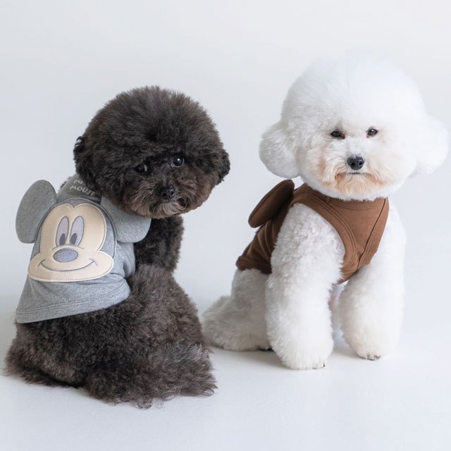 犬 服 かわいい 洋服 犬の服 ディズニー ミッキー 韓国 タンクトップ おしゃれ オシャレ トップス タンク ノースリーブ パピー ペット disney