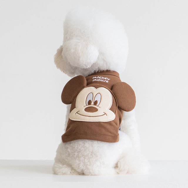 犬 服 かわいい 洋服 犬の服 ディズニー ミッキー 韓国 タンクトップ おしゃれ オシャレ トップス タンク ノースリーブ パピー ペット disney