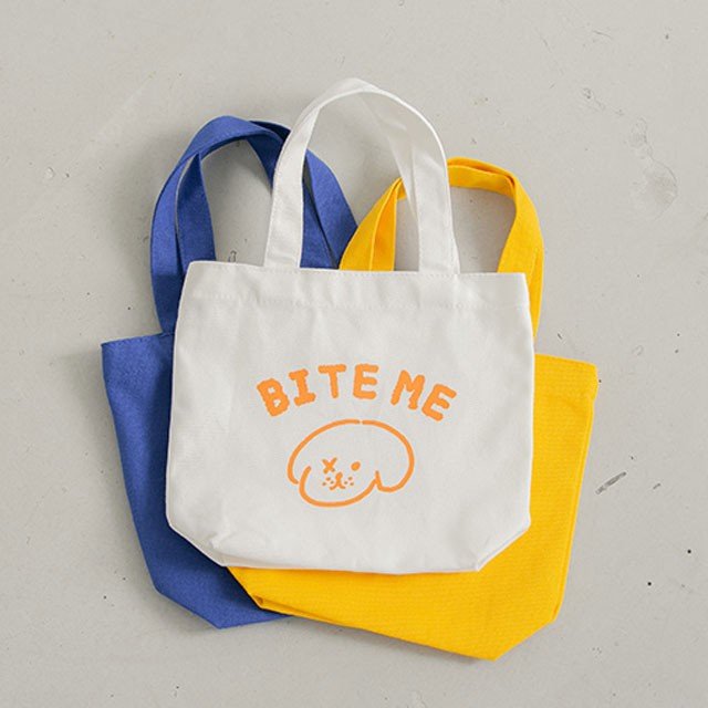 minieco bag バッグ トート ミニトート トートバッグ コンパクト エコバッグ 軽量 丈夫 かわいい ペット 犬 ワンちゃん いぬ 韓国 プレゼント おしゃれ