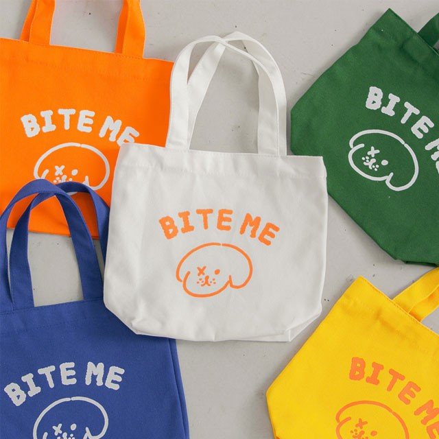 minieco bag バッグ トート ミニトート トートバッグ コンパクト エコバッグ 軽量 丈夫 かわいい ペット 犬 ワンちゃん いぬ 韓国 プレゼント おしゃれ