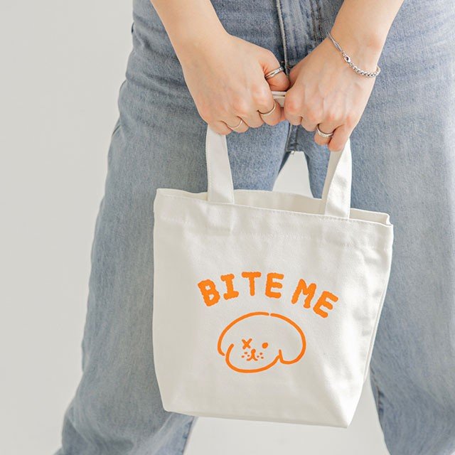 minieco bag バッグ トート ミニトート トートバッグ コンパクト エコバッグ 軽量 丈夫 かわいい ペット 犬 ワンちゃん いぬ 韓国 プレゼント おしゃれ