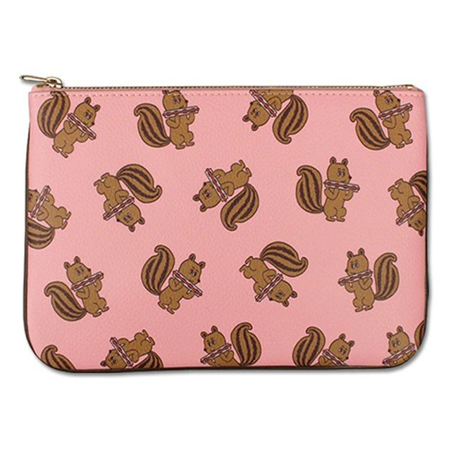 mini pouch ver.4 レディース ポーチ メークポーチ メイク コスメポーチ 合皮レザー イラスト 財布 ウォレット ケース