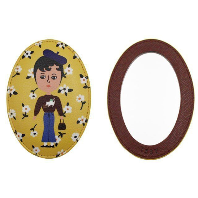 pocket mirror ver.2 ミラー 鏡 手鏡 ポケットミラー コンパクトミラー おしゃれ ブランド 小さい ハンド メイク 化粧 顔 プレゼント 誕生日 韓国 オロル ウララ