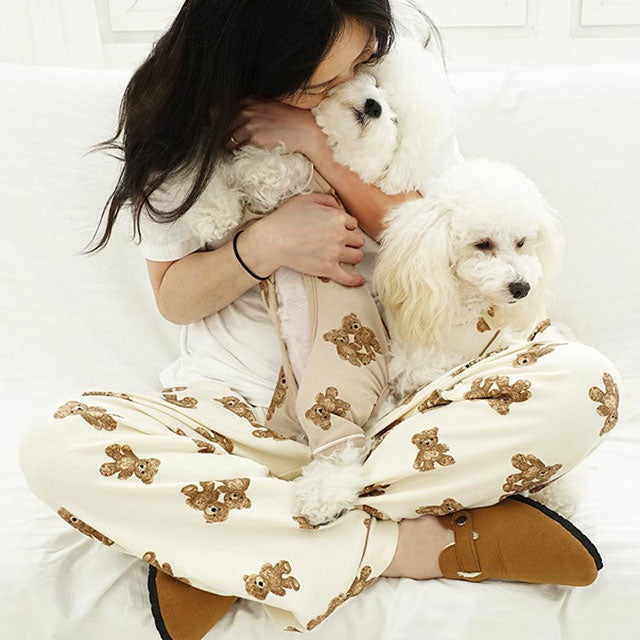 rabbit&bear パジャマ 部屋着 パンツ 下 韓国 くま クマ ベア うさぎ ウサギ かわいい 可愛い おしゃれ オシャレ 寝間着 ルームウェア スウェット スエット