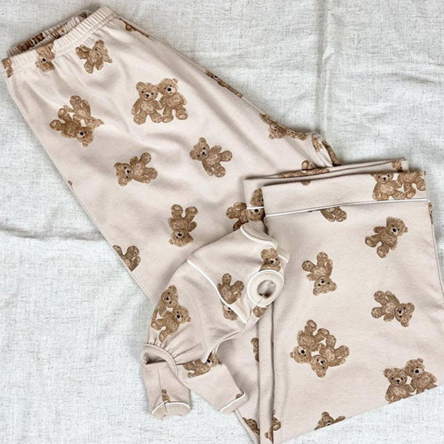 rabbit&bear パジャマ 部屋着 パンツ 下 韓国 くま クマ ベア うさぎ ウサギ かわいい 可愛い おしゃれ オシャレ 寝間着 ルームウェア スウェット スエット