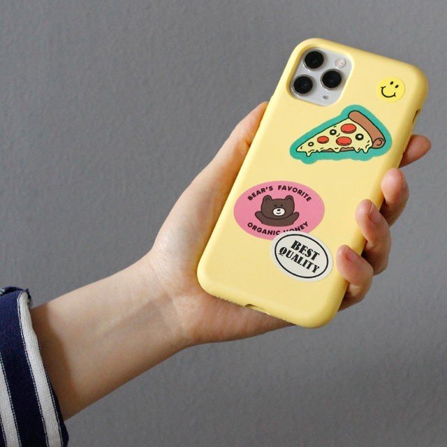 removable sticker ver.2 シール ステッカー 韓国 ラベル ブランド おしゃれ キャラクター おもしろ かわいい スマホ スーツケース 手帳 面白い 文字