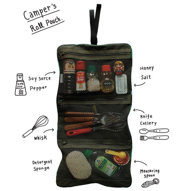 traveler roll pouch ver.6 ポーチ おしゃれ かわいい 旅行 トラベルポーチ 吊り下げ 韓国 収納 使いやすい 便利 フルオープン 化粧 メッシュ ロール 小物入れ ファスナー