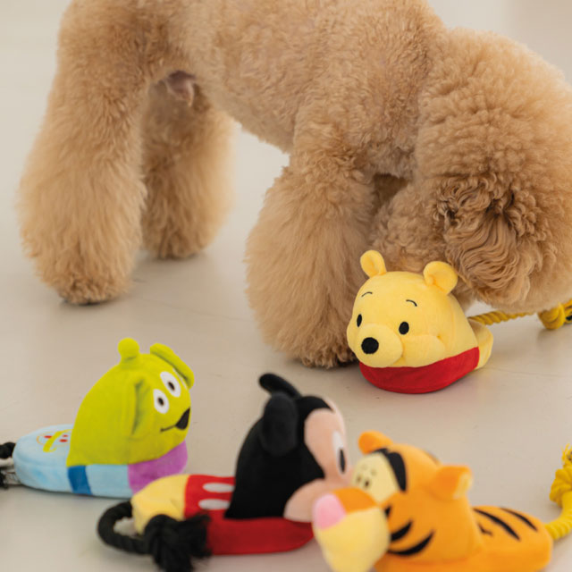 ディズニー トイ おもちゃ ペット ティガー プーさん ミッキー リトルグリーンメン トイストーリー 犬 ロープ かわいい 噛む ペットグッズ