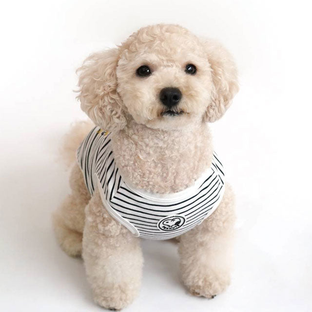 犬 服 かわいい 洋服 犬の服 スヌーピー peanuts ピーナッツ snoopy タンクトップ 韓国 ボーダー ストライプ おしゃれ ペット