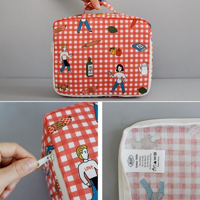 travel multi pouch ver.5 sサイズ レディース トラベルポーチ 旅行 泊り 分類 整理 バッグインバッグ ファブリック 布バッグのコピー