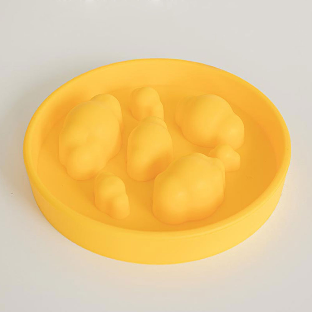 ペット 犬 早食い防止 早食い 防ぐ 器 えさ 餌 ボウル シリコン容器 猫 シリコン 食器 お皿 韓国 かわいい
