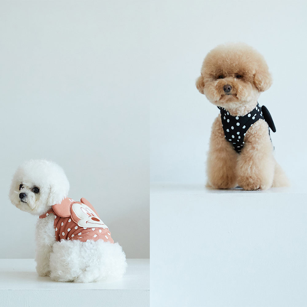 犬 服 かわいい 洋服 犬の服 ディズニー ミッキー 韓国 タンクトップ おしゃれ 水玉 ドット トップス タンク ノースリーブ 犬服 ペット Disney