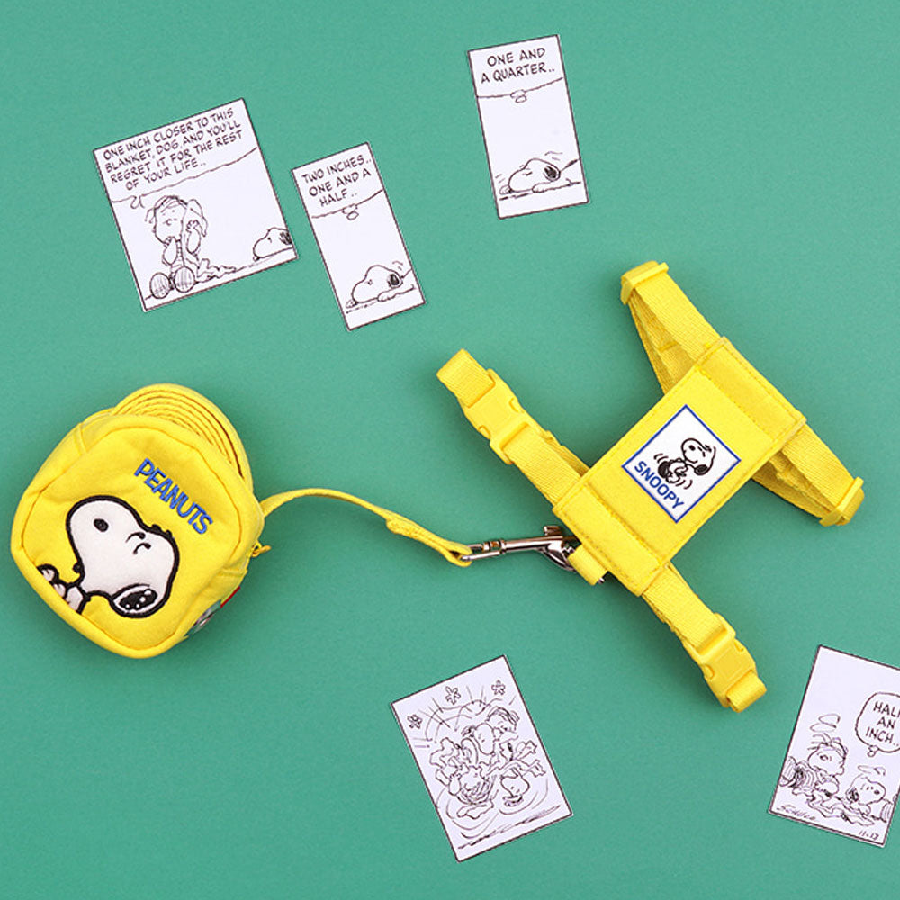 スヌーピー 犬 ハーネス おしゃれ ブランド 簡単装着 小型犬 中型犬 脱げない かわいい 可愛い ペット ペット用品 リード 韓国