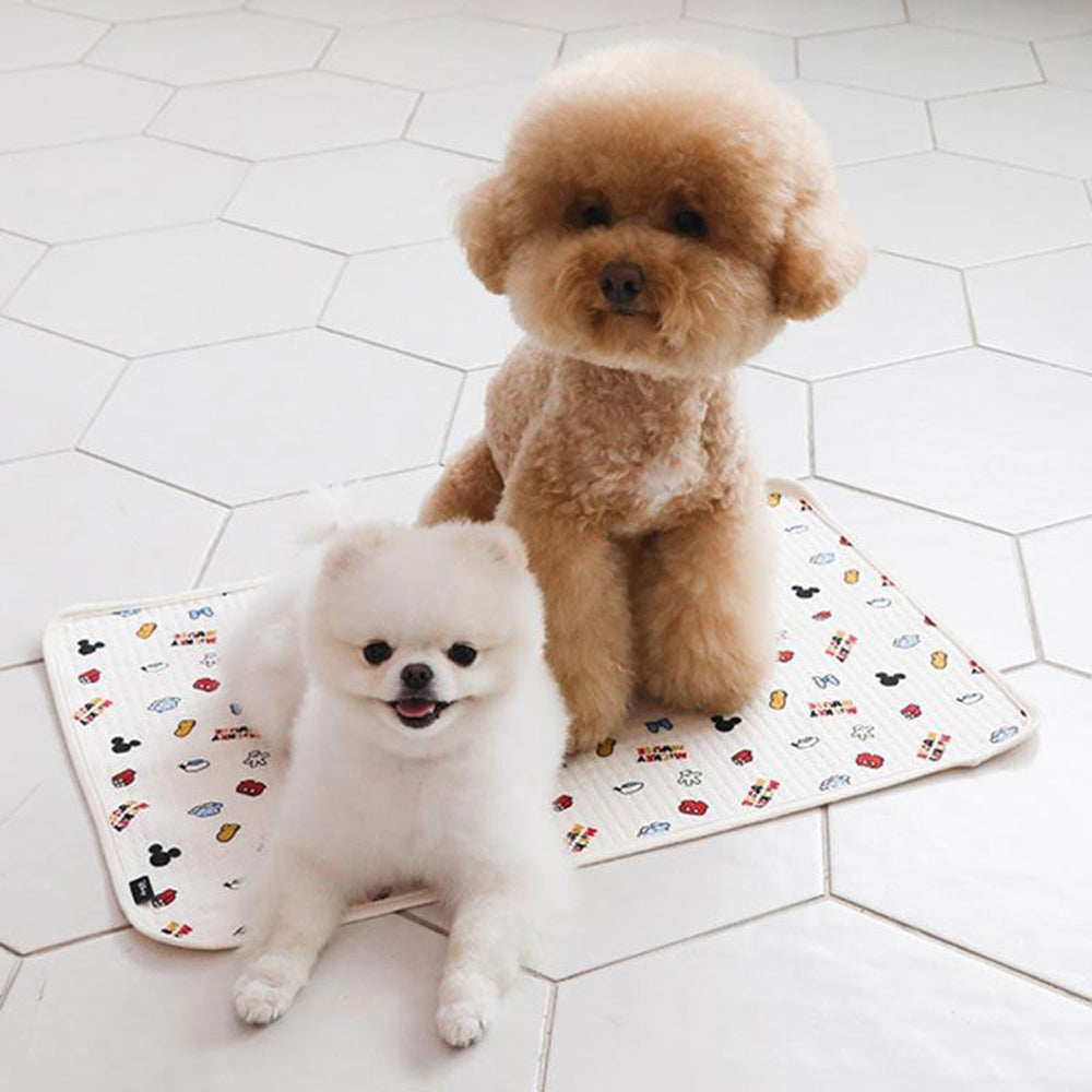 防水マット ウォータープルーフマット 犬 用 ラグ 防水 マット ラグ ドッグマット 敷物 かわいい 売れ筋 韓国 ペット ディズニー ミッキー