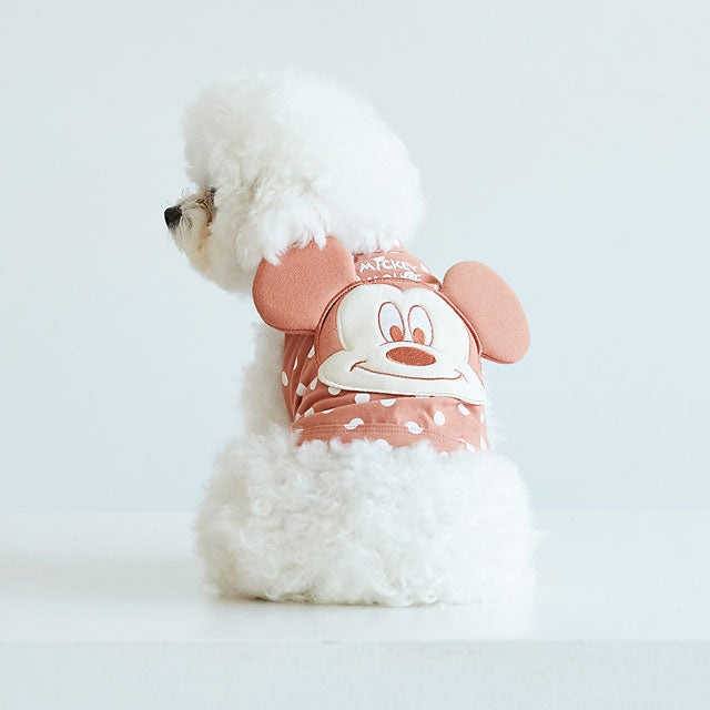 犬 服 かわいい 洋服 犬の服 ディズニー ミッキー 韓国 タンクトップ おしゃれ 水玉 ドット トップス タンク ノースリーブ 犬服 ペット Disney