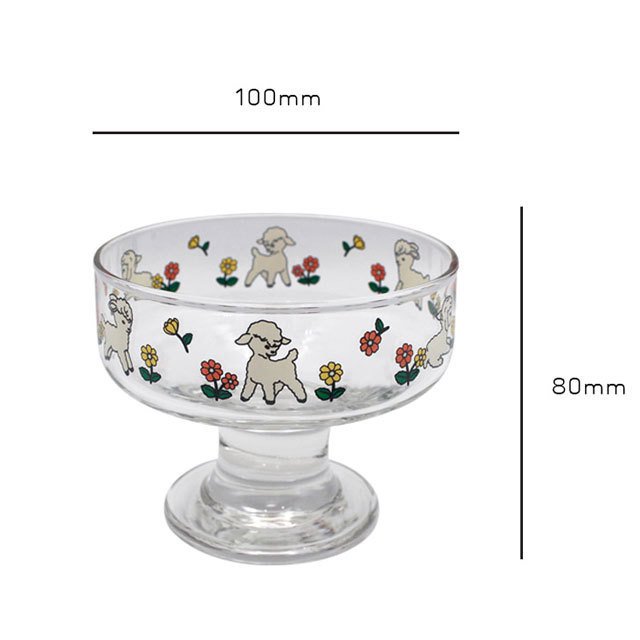 glass bowl ガラス 器 皿 デザート アイス アイスクリーム プリン ボウル ガラスボウル おしゃれ 北欧 レトロ 韓国 かわいい