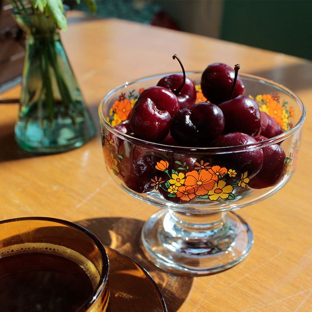 glass bowl ガラス 器 皿 デザート アイス アイスクリーム プリン ボウル ガラスボウル おしゃれ 北欧 レトロ 韓国 かわいい