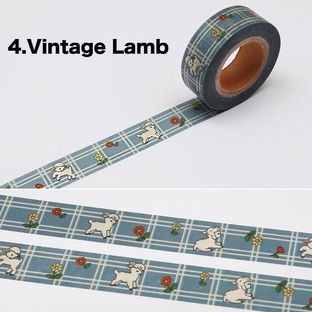 masking tape マスキングテープ マスキングシール 海外 おしゃれ 手帳 北欧 花 15mm 幅 1.5cm 白 収納 壁 シール ステッカー デザイン クリスマス