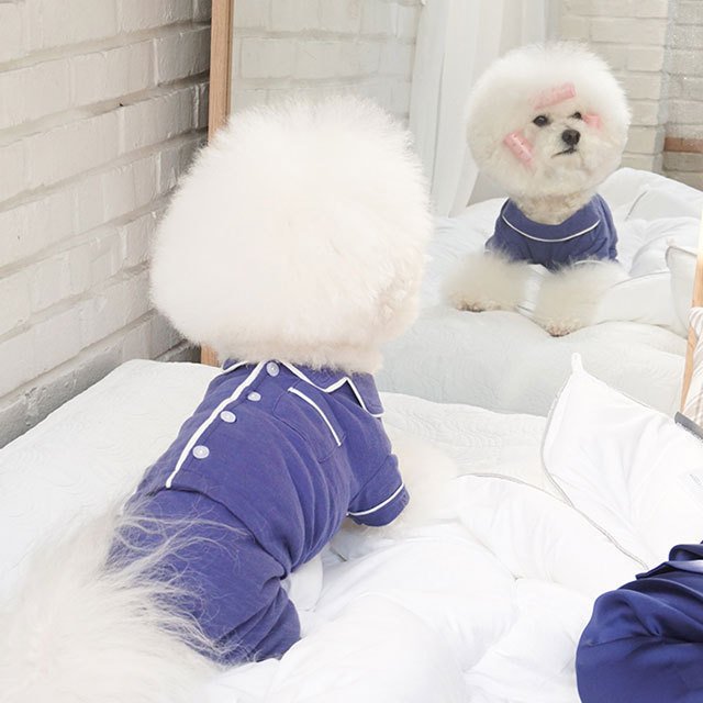 無地パジャマ 犬 用 服 洋服 犬の服 パジャマ つなぎ ロンパース かわいい おしゃれ オシャレ オールインワン 小型犬 パピー 韓国