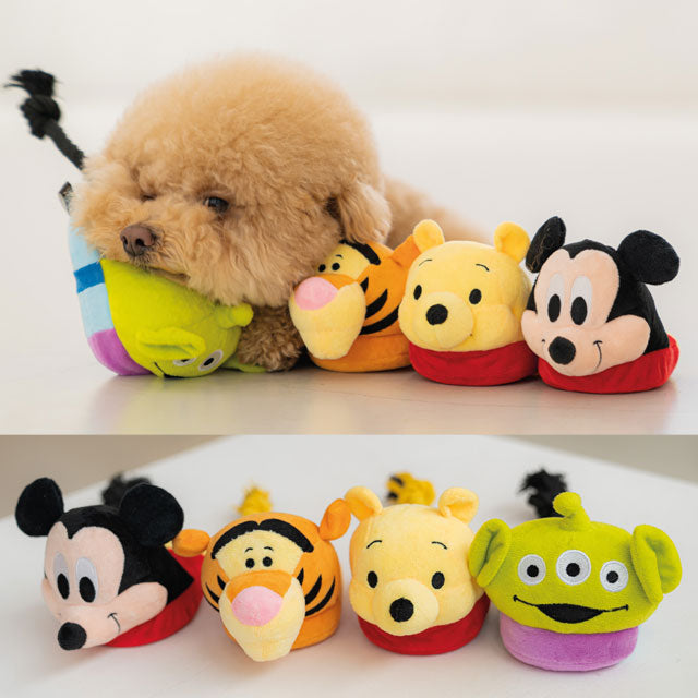 ディズニー トイ おもちゃ ペット ティガー プーさん ミッキー リトルグリーンメン トイストーリー 犬 ロープ かわいい 噛む ペットグッズ