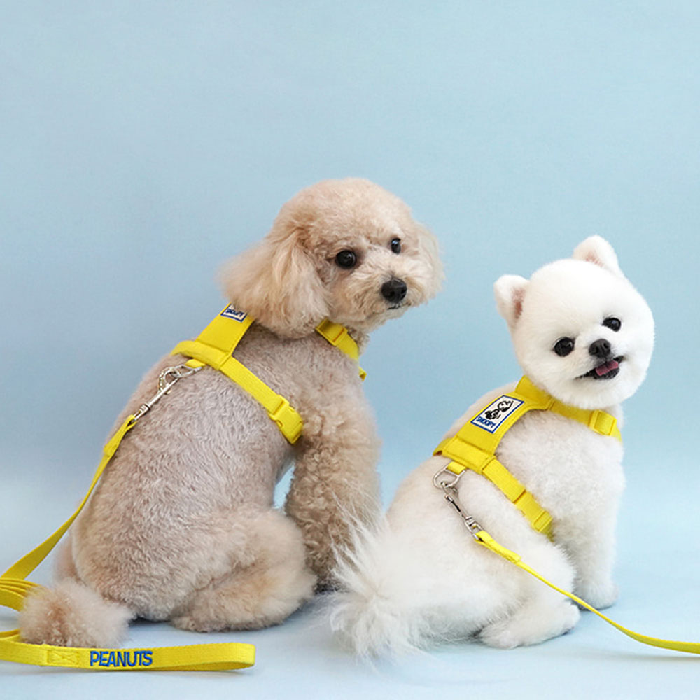 スヌーピー 犬 ハーネス おしゃれ ブランド 簡単装着 小型犬 中型犬 脱げない かわいい 可愛い ペット ペット用品 リード 韓国